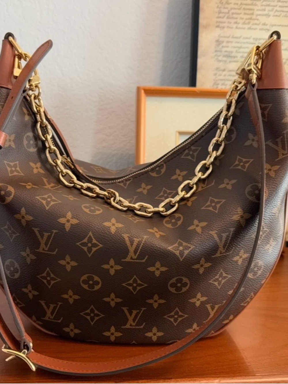 Authentic, Louis Vuitton, Loop Hobo Handbag